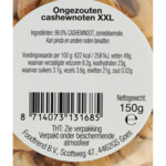 3x Verse Klassenoten Duurzame Cashews XXL  Ongezouten - 10.36 euro