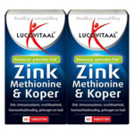 2x Lucovitaal Zink Methionine & Koper