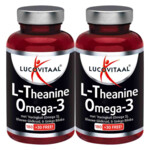 Plein <b>2x</b> Lucovitaal L-theanine Omega 3 aanbieding