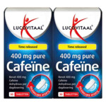 2x Lucovitaal Pure Cafeïne 400 mg