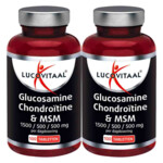 Plein <b>2x</b> Lucovitaal Glucosamine Chondroïtine & MSM aanbieding