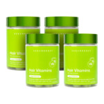 4x Veganboost Hair Vitamins Appel - 75.7 euro