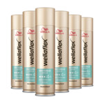 6x Wella Flex Haarspray Invisible Hold Extra Strong