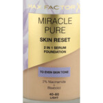 Max Factor Miracle Pure 2in1 Skin Reset Serum Foundation Light - 17.49 euro