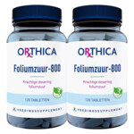2x Orthica Foliumzuur-800 - 17.21 euro
