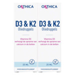 2x Orthica Oliedruppels D3 & K2 - 46.45 euro
