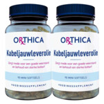 2x Orthica Kabeljauwleverolie - 18.85 euro