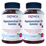 2x Orthica Magnesiumcitraat-150 Gummies - 26.15 euro