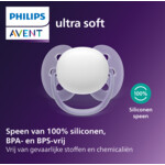 Philips Avent Fopspeen Ultra Soft Fopspeen 18+ mnd Groen Oranje - 9.59 euro