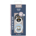 Bibs Fopspeen Maat 2 6-8 mnd Iron Baby Blue - 11.85 euro
