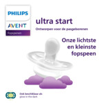 Philips Avent Fopspeen Ultra Air Nighttime 0-2 mnd Glow in the Dark - 6.39 euro