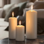 12x SPAAS Cilinderkaars Ivoor 60/150 mm ± 45 branduren - 22.99 euro