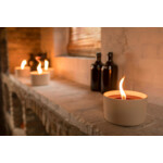 4x SPAAS Urban Flame Buitenkaars cementlook ± 15 branduren - 24.72 euro