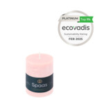 SPAAS Rustieke Pillarkaars ± 35 branduren Lichtroze - 3.15 euro
