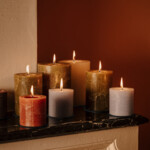 SPAAS Rustieke Pillarkaars ± 35 branduren Cognac - 2.79 euro