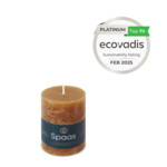 SPAAS Rustieke Pillarkaars ± 35 branduren Cognac - 2.79 euro