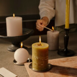SPAAS Rustieke Pillarkaars ± 95 branduren Wit - 7.49 euro