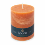 SPAAS Rustieke Pillarkaars ± 95 branduren Oranje