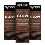 3x Syoss Color Glow Kleuropfrisser Cool Brunette