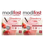 2x Modifast Intensive Milkshake Aardbei