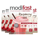 Plein <b>4x</b> Modifast Intensive Milkshake Raspberry aanbieding