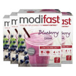 Plein <b>4x</b> Modifast Intensive Milkshake Blueberry aanbieding