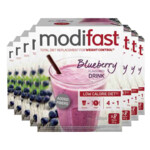 8x Modifast Weight Control Milkshake Blueberry - 135.46 euro