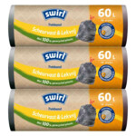 3x Swirl Vuilniszakken met Trekband 60 liter - 8.72 euro