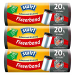 3x Swirl Pedaalemmerzakken met Fixeerband 20 liter