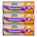3x Swirl Pedaalemmerzakken Geparfumeerd met Trekband 20L - 9.68 euro