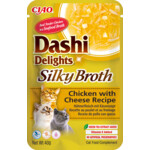 12x Ciao Dashi Delights Silky Broth Kattenvoer Nat Chicken & Cheese 40 gr