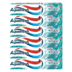 6x Aquafresh Tandpasta  Active Fresh