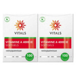 2x Vitals Vitamine A Retinylpalmitaat 4000ie - 37.29 euro
