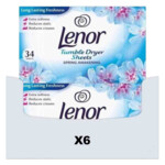 6x Lenor Droogtrommeldoekjes Spring Awakening - 33.14 euro