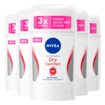 5x NIVEA Deodorant Stick Dry Comfort