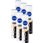 6x Nivea Deodorant Spray Black & White Ultimate Impact