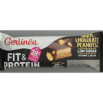 4x Gerlinea Fit & Protein Reep Dark Chocolate Peanuts - 8.87 euro