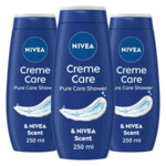 3x NIVEA Douchecrème Care - 6.09 euro
