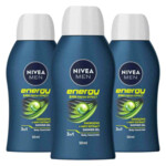 3x NIVEA Men Douchegel Energy Mini Reisformaat - 5.74 euro