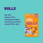 Edgard & Cooper Adult Rolls Kattensnack Kip & Kalkoen 45 gr