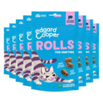 8x Edgard & Cooper Adult Rolls Kattensnack Zalm - 22.55 euro