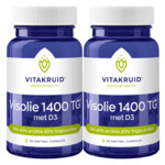 2x Vitakruid Visolie 1400 TG Met D3