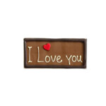 Gijsbert Van Abeele Chocolade Tablet Melk I Love You