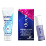 Durex - Glijmiddel Natural Natural 1x100ml & Intense Orgasm 1x10ml Pakket - 21.74 euro