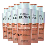 6x L'Oréal Elvive Fiber Booster Anti-Haaruitval Shampoo