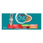 Purina ONE Adult Sterilcat Kattenvoer Nat Rund & Kalkoen & Kip & Zalm 40 x 85 gr