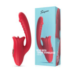 Easytoys Clitoris Vibrator met Dildo The Rose - 42.95 euro