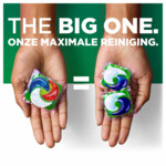 3x Ariel 3in1 Wasmiddel Pods The Big One Original - 44.99 euro