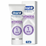 Plein <b>12x</b> Oral-B Tandpasta Pro 3D White Clinical Radiant White aanbieding