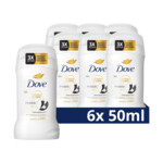 6x Dove Deodorant Stick Invisible Dry - 18.87 euro
